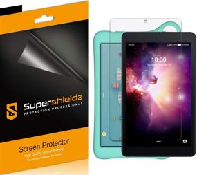 img 2 attached to 📱 (3 Пакета) Supershieldz Защита экрана для планшета TCL Tab & Family Edition диагональю 8 дюймов - Пленка для экрана с высокой четкостью, прозрачный щит из ПЭТ