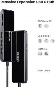 img 3 attached to 💻 UGREEN Aluminum Adapter for MacBook, Chromebook - Computer Accessories and Peripherals