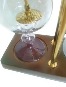 img 3 attached to Indulge in Elegance with the Nispira Belgian Belgium 👑 Luxury Royal Family Balance Syphon Siphon Coffee Maker in Gold Color