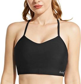 img 1 attached to 👙 BALEAF Women's Modest Bikini Top: Stylish Midkini Sports Bra Swimsuit for Active Swimwear with UPF 50+