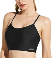 👙 baleaf women's modest bikini top: stylish midkini sports bra swimsuit for active swimwear with upf 50+ logo