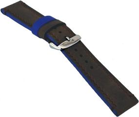 img 1 attached to High-Quality Crazy Horse Leather Men's Watches for Replacement