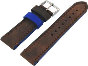 img 3 attached to High-Quality Crazy Horse Leather Men's Watches for Replacement