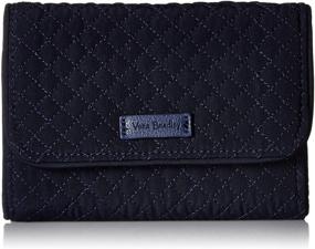 img 4 attached to 👛 Stylish and Secure: Vera Bradley Microfiber Compact Protection Wallets for Women