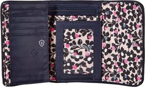 img 1 attached to 👛 Stylish and Secure: Vera Bradley Microfiber Compact Protection Wallets for Women