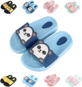 img 4 attached to Premium Lightweight Sandals Slippers - Non Slip Boys' Shoes and Sandals