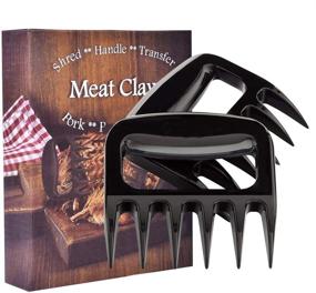 img 1 attached to 🍖 Meat Claws for Shredding, Pulling, Handling, and Serving Pork, Turkey, Chicken - Pack of 2 Meat Shredders