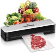 🍽️ food preservation vacuum sealer machine with food saver bags – automatic air sealing system, dry & moist food modes, lower noise, easy-to-clean логотип