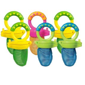 img 1 attached to 🍎 Munchkin Fresh Food Feeder (6 Pack) - Assorted Colors