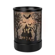foromans scent wax melts warmer: enhance your home décor with the black castle & forest style fragrance oil warmer lamp логотип