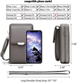 img 2 attached to 👜 Stylish Crossbody Cellphone Wallet Credit Handbags & Wallets for Women: OIDERY's Versatile Carry-All!