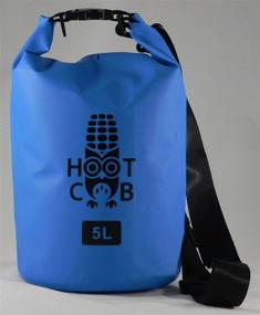 img 2 attached to 🌊 Hoot Cob 5L Непромокаемая рулонная сумка Ultimate Dry Bag - обеспечивает безопасность и сухость экипировки для каякинга, каноэ, походов на пляж, рафтинга, яхтинга, походов, кемпинга и рыбалки.