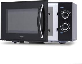 img 3 attached to 🔥 Efficient and Sleek Commercial Chef Counter Top Rotary Microwave Oven - 0.9 Cubic Feet, 900 Watt, Black (CHMH900B)