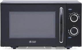 img 2 attached to 🔥 Efficient and Sleek Commercial Chef Counter Top Rotary Microwave Oven - 0.9 Cubic Feet, 900 Watt, Black (CHMH900B)