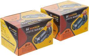 img 4 attached to Enhance Your Aquarium with SunSun JVP-110 528-GPH Wavemaker Pumps - 2-Pack, Black