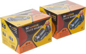 img 3 attached to Enhance Your Aquarium with SunSun JVP-110 528-GPH Wavemaker Pumps - 2-Pack, Black