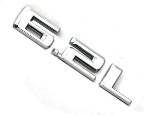 img 1 attached to Emblems Compatible Silverado 2500HD Chrome