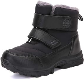img 4 attached to UBFEN Winter Outdoor Weather Resistant Boys' Shoes
