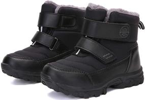 img 3 attached to UBFEN Winter Outdoor Weather Resistant Boys' Shoes