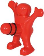 🍾 revitalize your bar with the vibrant happy man bottle stopper in standard red логотип