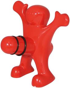 img 4 attached to 🍾 Revitalize your Bar with the Vibrant Happy Man Bottle Stopper in Standard Red