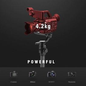 img 3 attached to 📷 MOZA Air 2 Gimbal Stabilizer with iFocusM Motor - 3-Axis Handheld Stabilizers, 8 Follow Modes for DSLR and Mirrorless Cameras, up to 9lbs Payload, 16h Running Time - Includes Soft Case