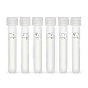 img 4 attached to Leak-Proof Screw Cap Glass Test Tubes Set of 6, 85mm Length with 5 ml Marking, Perfect for Aquarium Water Tests - Tililly Concepts