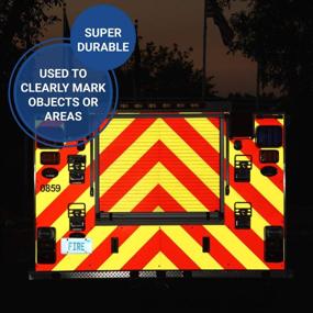 img 1 attached to 🔵 Enhanced Visibility with 3M 3435 Reflective Tape in Blue