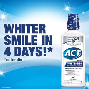 img 3 attached to 🦷 ACT Whitening + Anticavity Mouthwash – Alcohol-Free, Dye-Free, Gentle Mint Formula – 16.9 fl. oz.