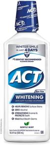 img 4 attached to 🦷 ACT Whitening + Anticavity Mouthwash – Alcohol-Free, Dye-Free, Gentle Mint Formula – 16.9 fl. oz.