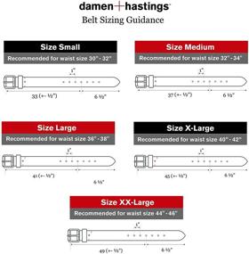 img 1 attached to Hastings Leather Casual Natural Men's Belts - Premium Damen Accessories