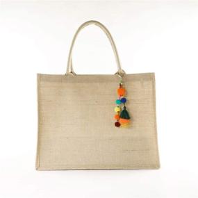 img 3 attached to TANOSII Straw Beach Handbag Handmade Women's Handbags & Wallets in Totes