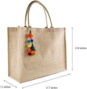 img 1 attached to TANOSII Straw Beach Handbag Handmade Women's Handbags & Wallets in Totes