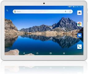 img 4 attached to 10 Inch Tablet, 3G Phablet with 16GB Storage, Dual 5MP+2MP Camera, 1280x800 IPS Touchscreen, Wi-Fi, Bluetooth, GPS - Black