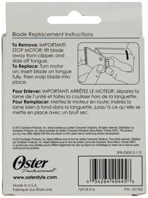 img 1 attached to 💇 Oster 7698-06 Clipper Blade Replacement - Professional Grade