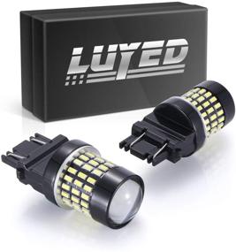 img 4 attached to 🔆 Highly Efficient! LUYED 2 X 900 Lumens Ultra Bright 3014 78-EX Chipsets 3156 3057 3157 4157 LED Bulbs Ideal for Back Up Reverse Lights, Brake Lights, Tail Lights in Xenon White