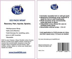 img 3 attached to IceeNOW Wrap Cold Swelling Muscles Reversible Different