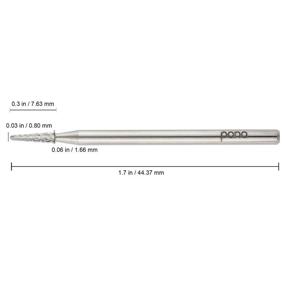 img 3 attached to 💅 Pana 3/32" Sharp Point Carbide Bit - Silver (Grit: Medium - M) for Electric Dremel Drill Machine - Nail Safety Bit