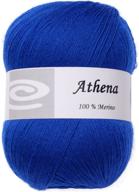 elegant yarns athena sapphire yarn logo