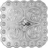 bs9291 2 sp square concho polished silver logo