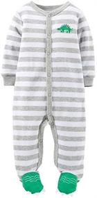 img 2 attached to Carter's Baby Cotton Sleepwear Sets for Boys - Month-wise Clothing Choices