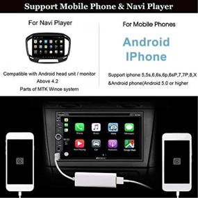 img 3 attached to 🚗 MASO USB Carplay Adapter Dongle: Android Navigation & A-pple Carplay Module with Wired USB Connector for Auto Car Mobile Phone