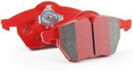 ebc dp31909c керамические тормозные колодки redstuff - формула низкого пыли для улучшенной производительности логотип