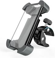 🚴 super stable bike phone mount for large phones & thick cases - compatible with iphone 13 pro max/12/se/11, samsung s21/20/10 and more! logo