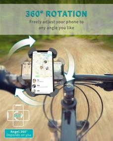 img 3 attached to 🚴 Супер-стабильное крепление для велосипедных телефонов для больших телефонов и толстых чехлов - совместимо с iPhone 13 Pro Max/12/SE/11, Samsung S21/20/10 и многими другими!