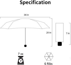 img 2 attached to ☂️ Ke Movan Windproof Compact Umbrella with Parasol