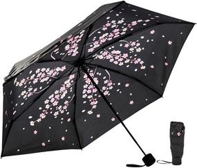 img 4 attached to ☂️ Ke Movan Windproof Compact Umbrella with Parasol