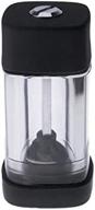 🏕️ gsi outdoors camping peppermill - clear/black, 0.8 fl. oz. логотип