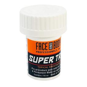 img 1 attached to Enhanced Topical Pre-Procedure Anesthetic Numbing Cream - Face and Body Super Trio - Tattoo Anesthetics 7/8 oz