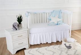 img 1 attached to American Baby Company Microfiber Ruffled Bedding